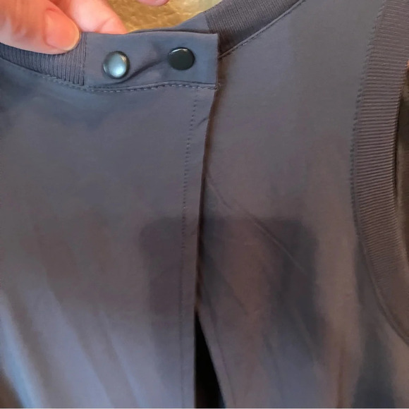 NWT Zella OSR PURSUIT SLEEVELESS CROP JUMPSUIT IN NAVY INDIA INK, Large - Picture 10 of 16